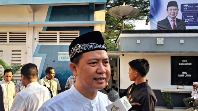 Mantan direktur jenderal Penyelenggaraan Haji dan Umrah Kementerian Agama (PHU Kemenag) Hilman Latief usai menjadi khatib shalat Idul Adha 1447 H di Jakarta, Rabu (27/5/2026). ANTARA/Lintang Budiyanti Prameswari.