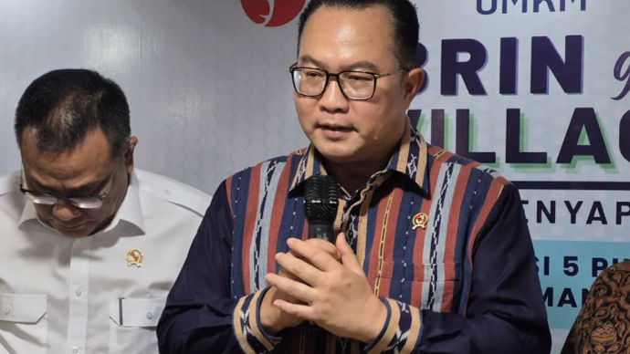 Kepala Badan Riset dan Inovasi Nasional (BRIN) Arif Satria ditemui di sela-sela kegiatan BRIN Goes to Villages di Jakarta, Kamis (4/6/2026). ANTARA/Sean Filo Muhamad