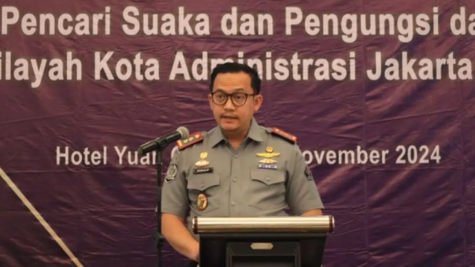 Kepala Kantor Imigrasi Kelas I Non TPI Jakarta Pusat, Ronald Arman Abdullah di Jakarta, Rabu (6/11/2024). (ANTARA/HO-Imigrasi Jakarta Pusat.)