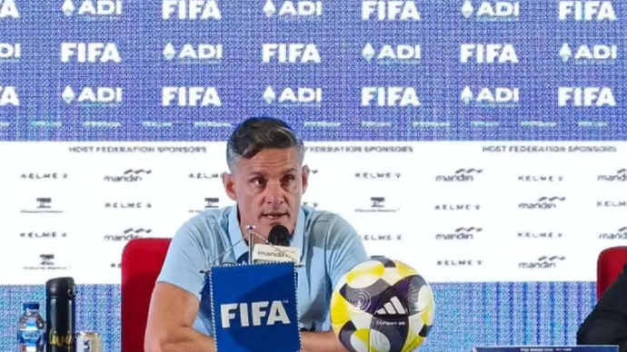 Arsip - Pelatih timnas Indonesia John Herdman pada jumpa pers pasca pertandingan final FIFA Series 2026 antara Indonesia melawan Bulgaria di Stadion Utama Gelora Bung Karno, Jakarta, Senin (30/3/2026). Laga ini dimenangkan Bulgaria dengan skor 1-0. (ANTARA/Zaro Ezza Syachniar)