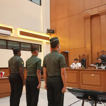 3 Prajurit TNI Dituntut 4 hingga 12 Tahun Penjara dalam Kasus Penculikan dan Pembunuhan Kacab Bank