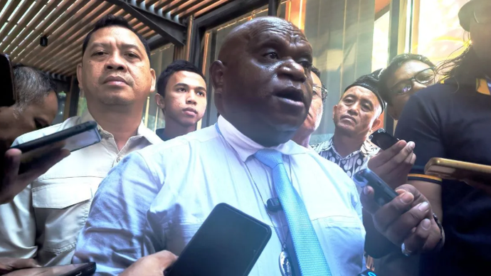 Menteri Hak Asasi Manusia Natalius Pigai (ANTARA/Devi Nindy)