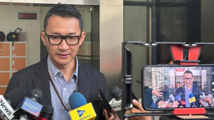Juru Bicara Komisi Pemberantasan Korupsi Budi Prasetyo memberikan keterangan di Gedung Merah Putih KPK, Jakarta, Kamis (4/6/2026). ANTARA/Rio Feisal