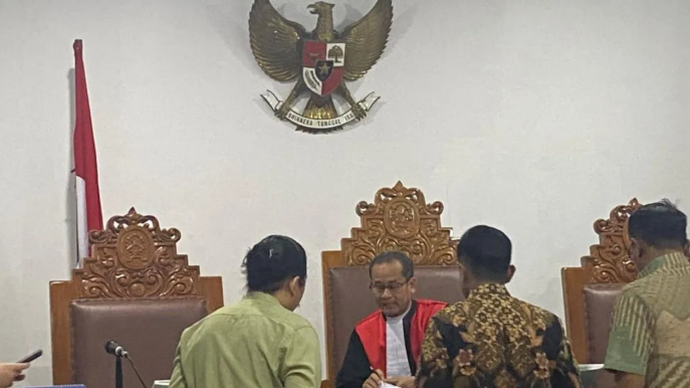Pengadilan Negeri Jakarta Selatan (PN Jaksel) menggelar sidang perdana praperadilan kasus dugaan penganiayaan terhadap aktivis Komisi untuk Orang Hilang dan Korban Tindak Kekerasan (KontraS) Andrie Yunus, Jakarta, Rabu (20/5/2026). ANTARA/Luthfia Miranda Putri.