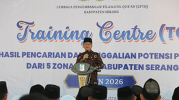 Mendes Yandri Dukung Pembinaan Kafilah MTQ Kabupaten Serang untuk Berantas Buta Huruf Al Quran