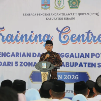 Mendes Yandri Dukung Pembinaan Kafilah MTQ Kabupaten Serang untuk Berantas Buta Huruf Al Quran