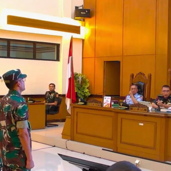 4 Prajurit TNI Dituntut 2,5 Tahun Penjara Atas Kasus Andrie Yunus