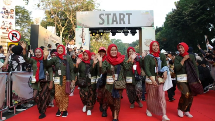 Peserta mengikuti rangkaian peringatan Hari Jamu Nasional di Jakarta, Minggu (7/6/2026). (ANTARA/HO - BPOM)