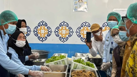 Menteri Kependudukan dan Pembangunan Keluarga (Mendukbangga) sekaligus Kepala Badan Kependudukan dan Keluarga Berencana Nasional (BKKBN) RI, Wihaji, melakukan kunjungan kerja ke Satuan Pelayanan Pemenuhan Gizi (SPPG) Pulonas 02 di Kecamatan Babussala