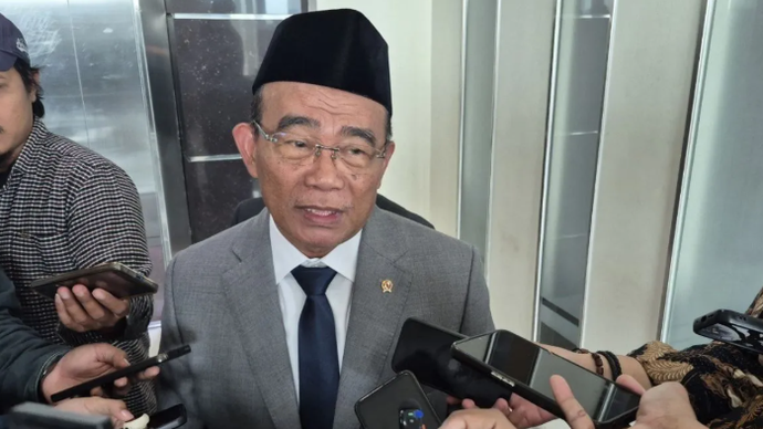 Penasihat Khusus Presiden Bidang Haji Muhadjir Effendy ditemui di Surabaya, Jatim, Kamis (30/4/2026). ANTARA/Willi Irawan