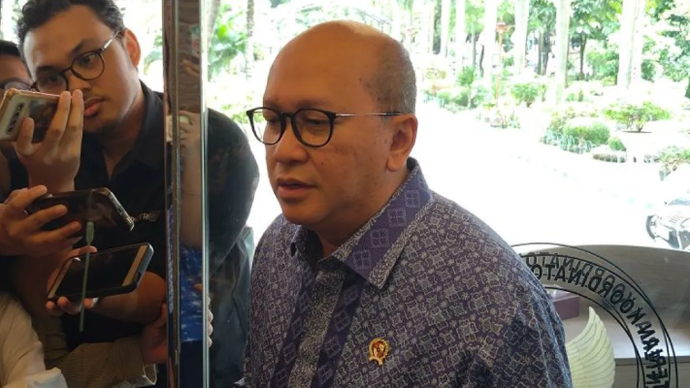 CEO Danantara Rosan Roeslani memberikan keterangan kepada pers usai rapat di Kementerian Koordinator Bidang Perekonomian, Jakarta, Selasa (5/52026). ANTARA/Aria Ananda.
