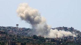 Di wilayah utara Israel, terjadi kebakaran parah setelah diserang oleh serangkaian roket dan drone oleh kelompok milisi Lebanon, Hizbullah.