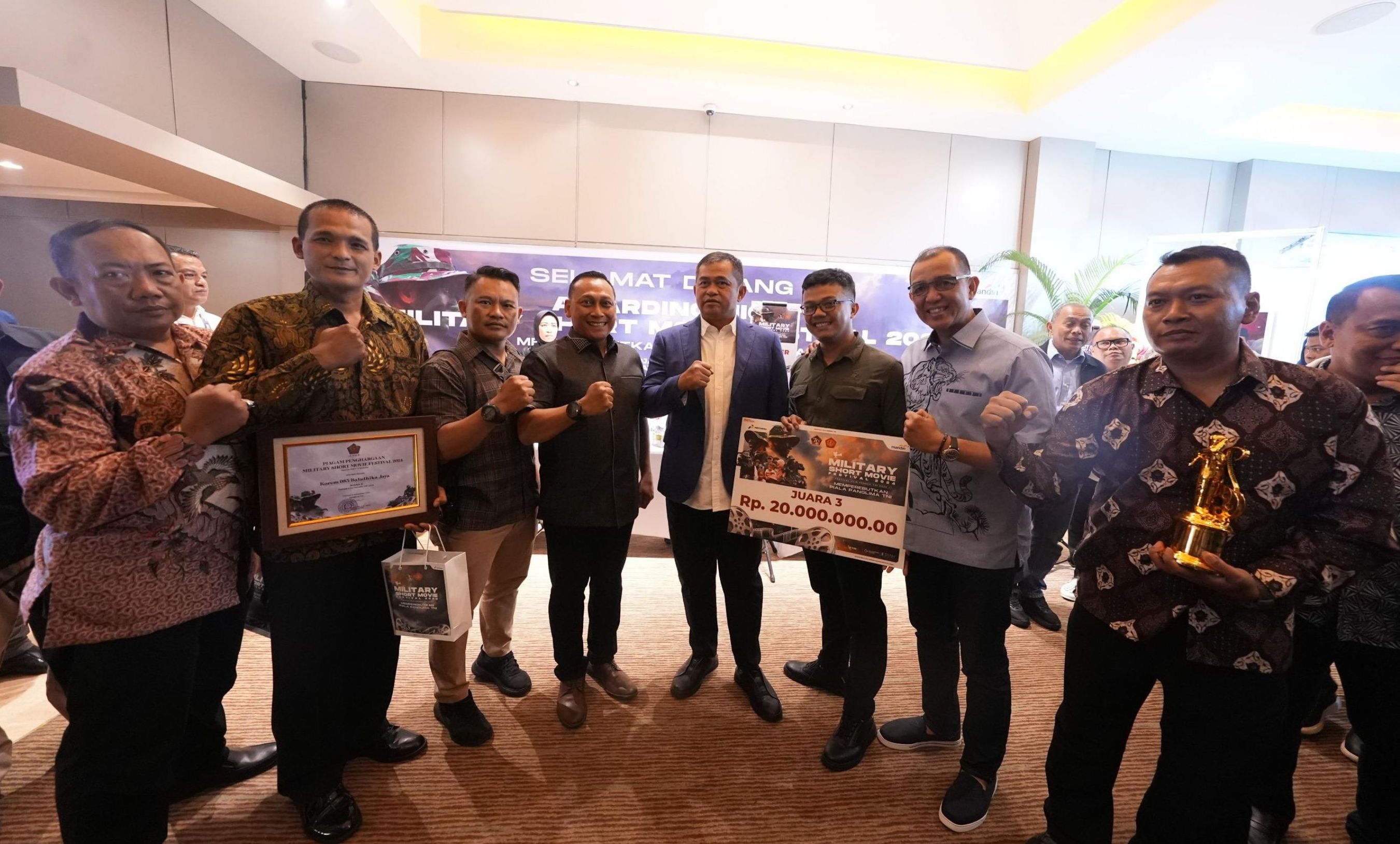 Kasad Jenderal Maruli Simanjuntak Hadiri Malam Penganugerahan Military Short Movie 2024 <b>(Istinewa)</b>