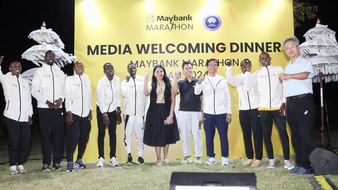 Atlet-atlet elite yang tampil di Maybank Marathon 2024