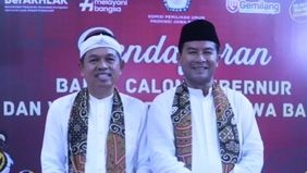 Elektabilitas atau tingkat keterpilihan Calon Gubernur dan Calon Wakil Gubernur Jawa Barat Dedi Mulyadi-Erwan Setiawan masih unggul di atas para pesaingnya.