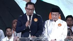 Calon gubernur Jakarta nomor urut 01, Ridwan Kamil dalam debat ketiga pilkada Jakarta malam ini, Minggu, 17 November 2024 menjelaskan mengenai cara mengurangi polusi di Jakarta.