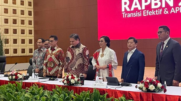 Menkeu Sri Mulyani jelaskan anggaran makan bergizi gratis masuk RAPBN 2025 (Ntvnews.id-Muslimin Trisyuliono)