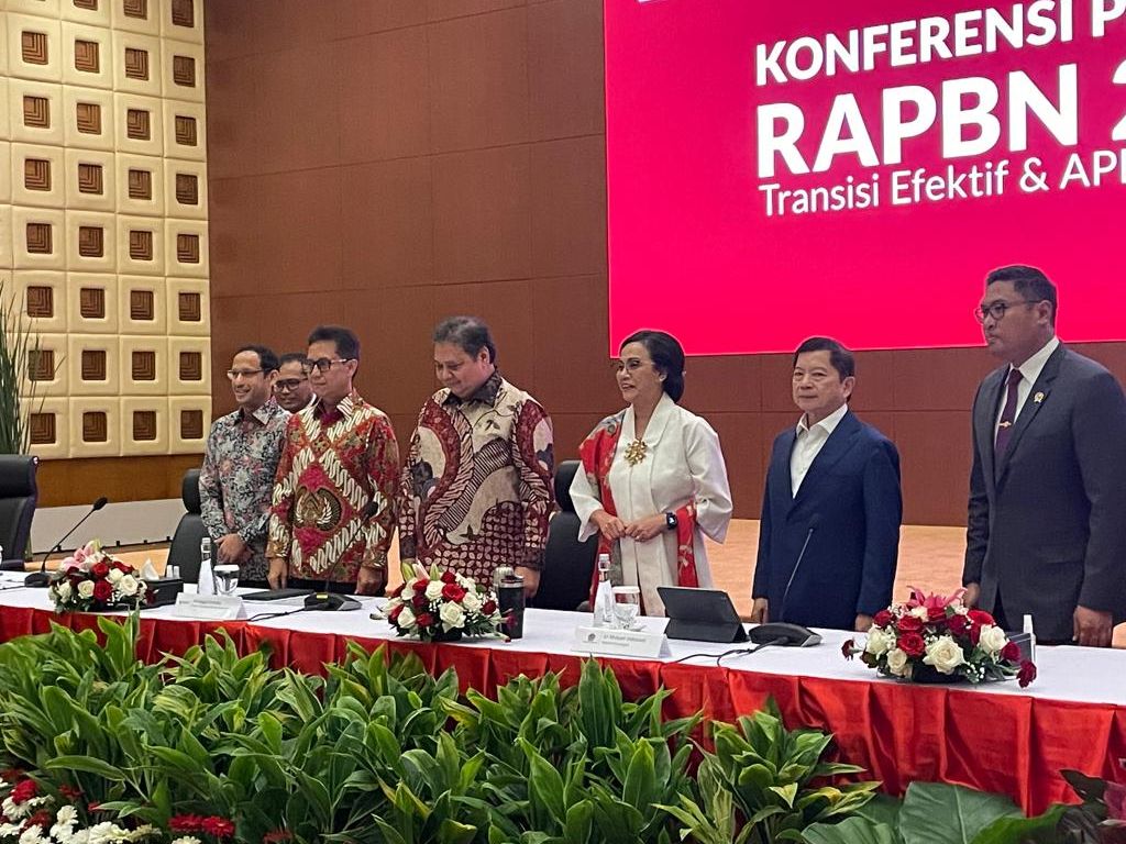 Menkeu Sri Mulyani jelaskan anggaran makan bergizi gratis masuk RAPBN 2025 (Ntvnews.id-Muslimin Trisyuliono)