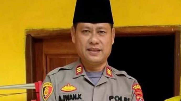 Kapolsek Cinangka AKP Asep Iwan. (Instagram) 