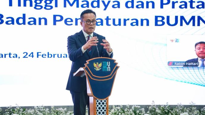Kepala Badan Pengelola Badan Usaha Milik Negara (BP BUMN), Dony Oskaria melantik pejabat Eselon I dan Eselon II di lingkungan BP BUMN.