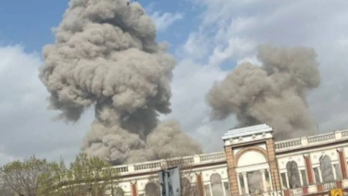 Serangan Israel dibantu AS ke Iran, Sabtu (28/2/2026). (ANTARA/X)