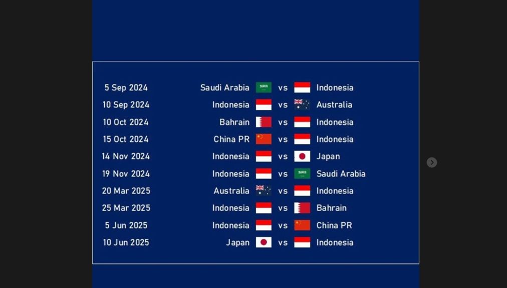 Respons Justin Hubner terhadap hasil drawing putaran ketiga babak kualifikasi Piala Dunia 2026 <b>(Instagram)</b>