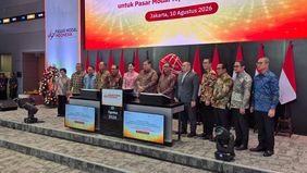Bursa Efek Indonesia (BEl) resmi meluncurkan exchange traded fund (ETF) Emas dalam acara peringatan diaktifkannya kembali Pasar Modal Indonesia ke-49 tahun, Senin 10 Agustus 2026..

