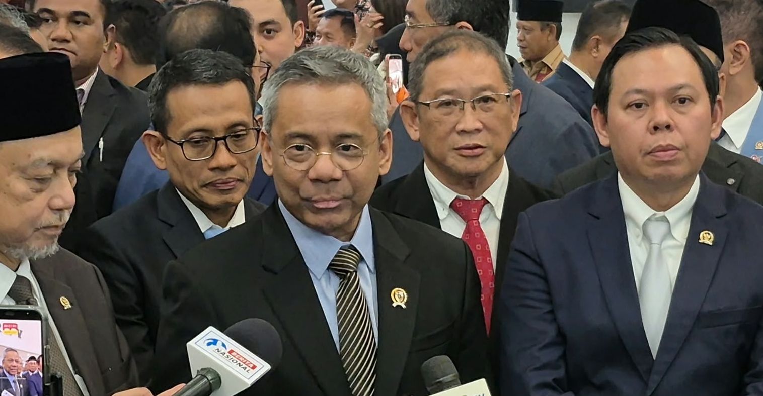 Menteri Keuangan (Menkeu) Suahasil Nazara mengungkapkan pemerintah telah menyiapkan anggaran penanggulangan bencana dalam Anggaran Pendapatan dan Belanja Negara (APBN) 2026. <b>(Ntvnews.id-Muslimin Trisyuliono)</b>