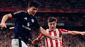 Manchester United menang 3-0 atas Athletic Club pada leg pertama babak semifinal Liga Europa 2024/2025.