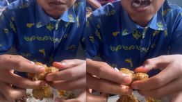 Momen Lucu Siswa Dapat Daging Besar dari MBG, Pas Dimakan Ternyata Lengkuas