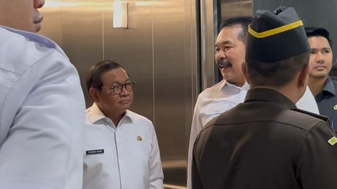 Pramono dan Jaksa Agung ST Burhanuddin