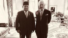 Prabowo Unggah Foto Bareng Raja Charles