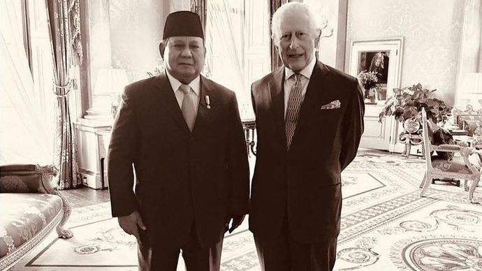 Prabowo Unggah Foto Bareng Raja Charles, Sampaikan Hormat dan Undang Berkunjung ke Indonesia <b>(IG: Prabowo)</b>