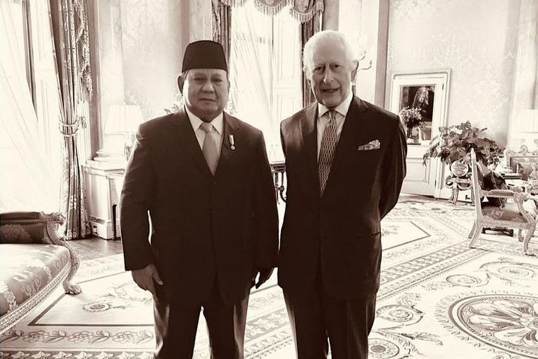 Prabowo Unggah Foto Bareng Raja Charles, Sampaikan Hormat dan Undang Berkunjung ke Indonesia <b>(IG: Prabowo)</b>