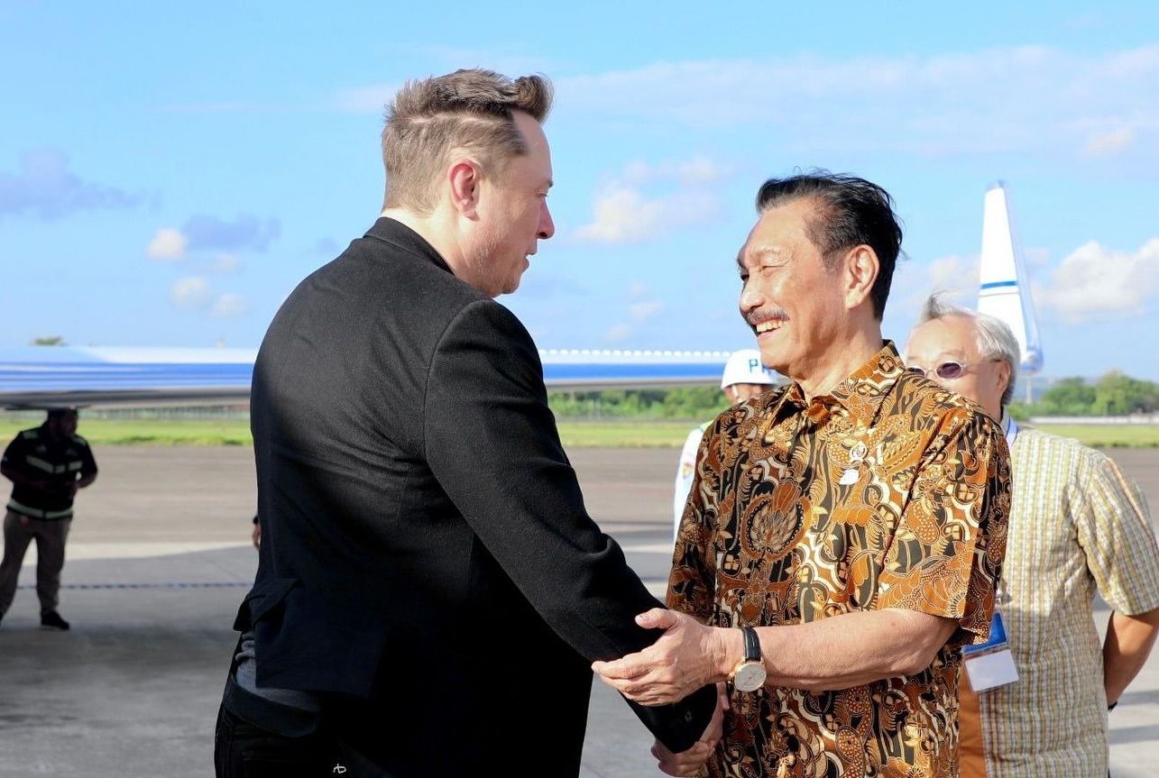 CEO SpaceX dan Tesla Inc, Elon Musk tiba di Bali memenuhi undangan World Water Forum ke-10.