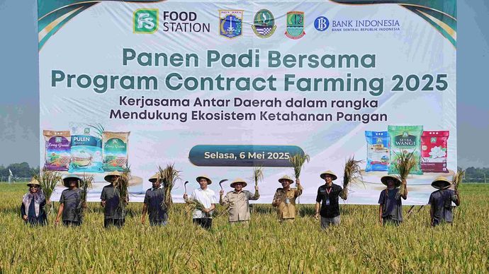 Pramono panen raya di Karawang