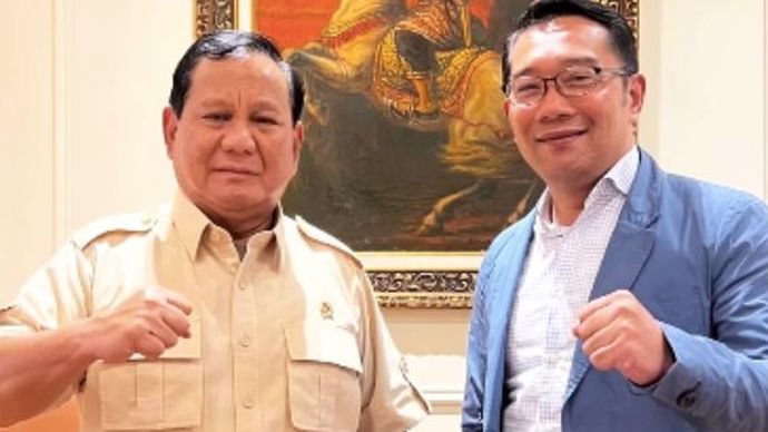 Prabowo dan Ridwan Kamil