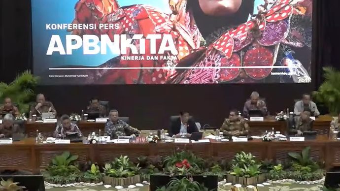 konferensi pers APBN KITA