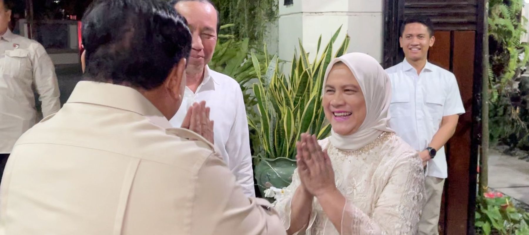Presiden Prabowo mendatangi rumah Jokowi