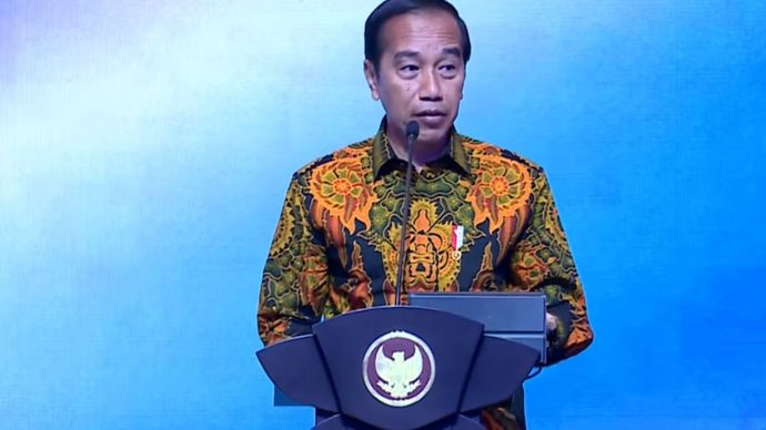 Presiden Jokowi dalam Peresmian Digitalisasi Layanan Penyelenggaraan Event (YouTube Sekretariat Presiden)