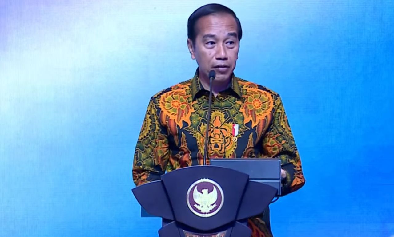 Presiden Jokowi dalam Peresmian Digitalisasi Layanan Penyelenggaraan Event (YouTube Sekretariat Presiden)