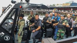 Pulang dari Lombok, AHY Langsung ke Mako Pasukan Katak