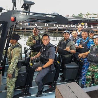 Pulang dari Lombok, AHY Langsung ke Mako Pasukan Katak