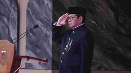Pramono Pimpin Upacara HUT ke-80 RI di Balai Kota