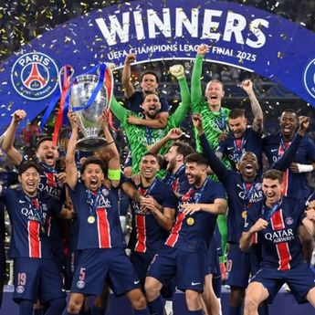 Tekuk Inter 5-0, PSG Ukir Sejarah Baru di Final Liga Champions 
