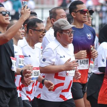 Pramono Ikut Lari di JAKIM 2026: Jakarta Jadi Destinasi Sport Tourism Dunia
