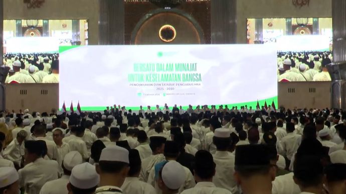 Majelis Ulama Indonesia (MUI) menetapkan susunan dan personalia MUI periode 2025-2030 di Masjid Istiqlal, Jakarta pada, Sabtu 7 Februari 2026.