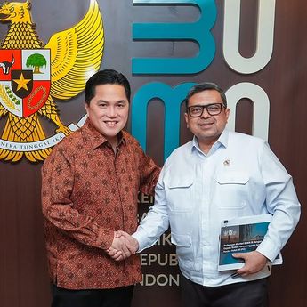 Erick Thohir Bertemu Babe Haikal, Bahas Peningkatan Lapangan Kerja Lewat Ekosistem Halal