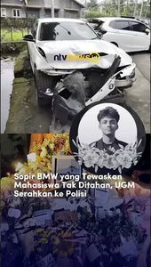Sopir BMW yang Tewaskan Mahasiswa Tak Ditahan, UGM Serahkan ke Polisi | NTVNEWSID