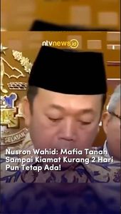 Nusron Wahid: Mafia Tanah Sampai Kiamat Kurang 2 Hari Pun Tetap Ada! | NTVNEWSID